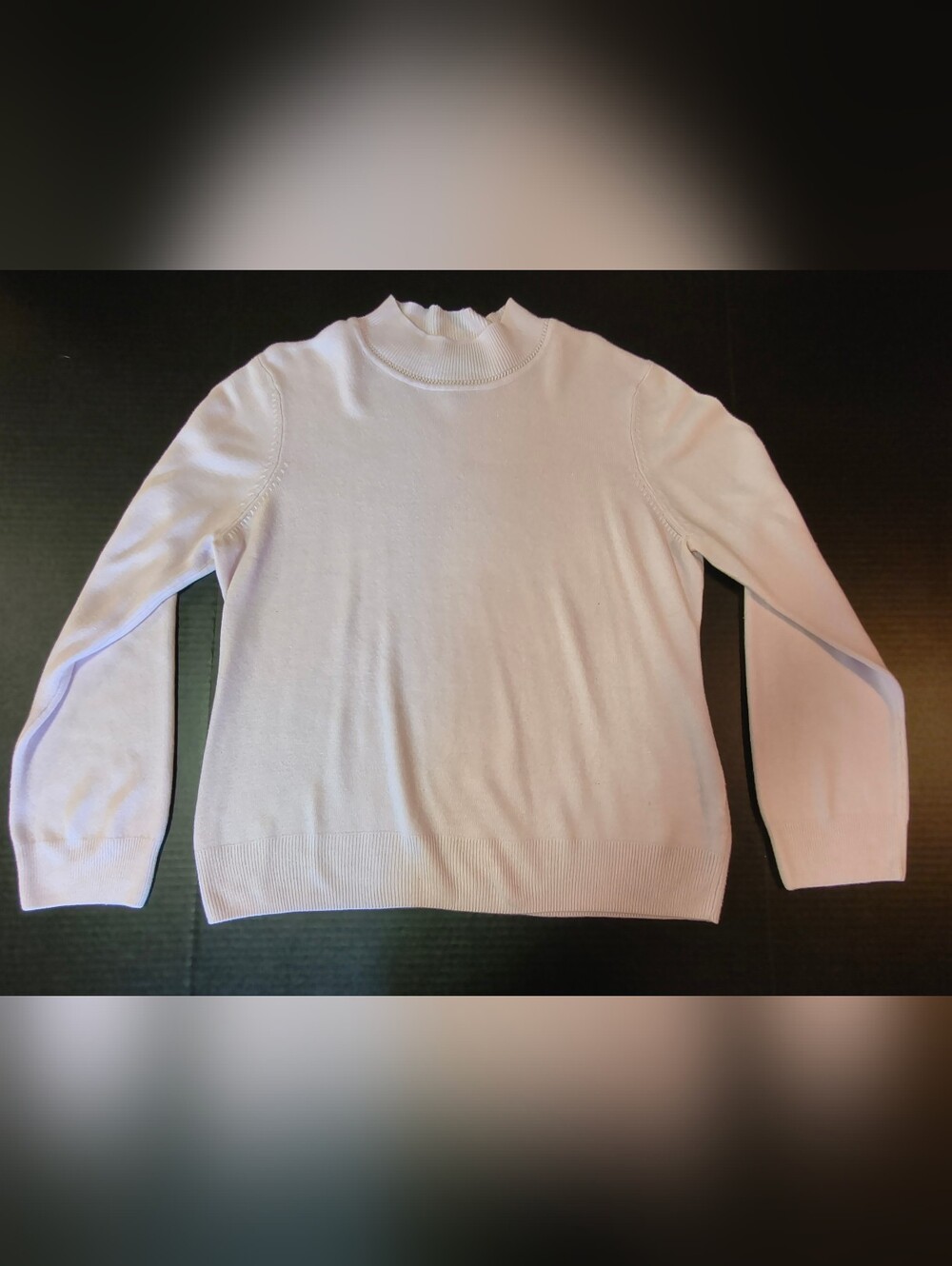 Sag Harbor Lavender Crewneck Sweater